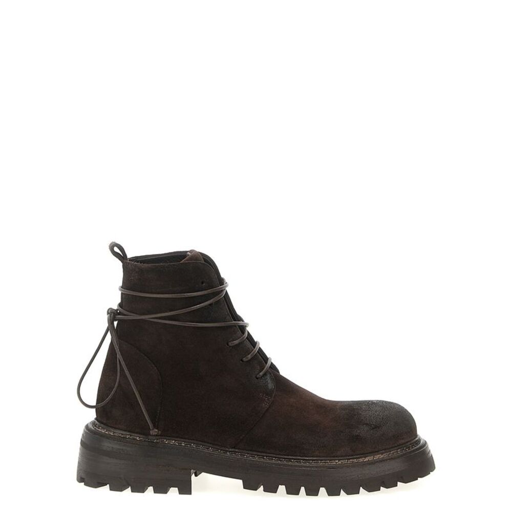 Marsell Brown Cotton Chelsea Men's Boots